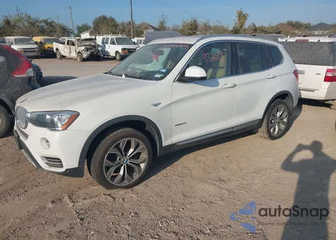 2017 BMW X3 Sdrive28I z USA, uszkodzony, nr VIN 5UXWZ7C31H0X42626